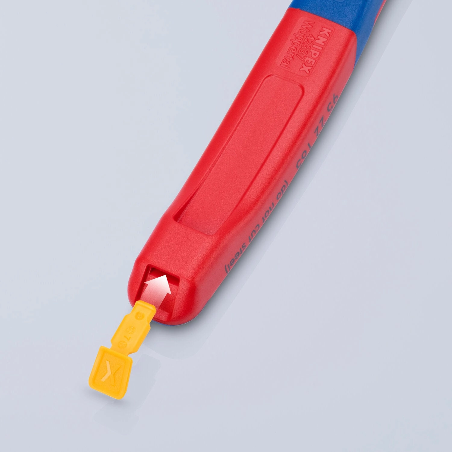 Knipex 26 12 200 SBA KnipeXtend Long Nose Pliers with Cutter, 8"