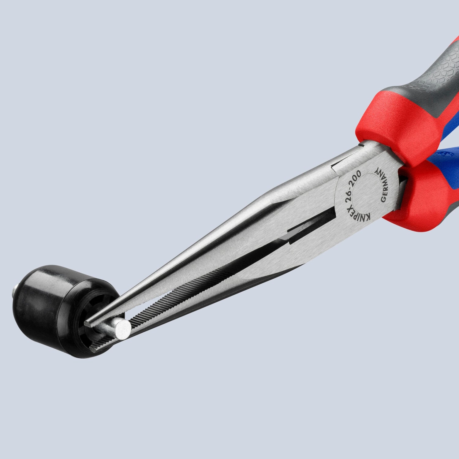 Knipex 26 12 200 SBA KnipeXtend Long Nose Pliers with Cutter, 8"