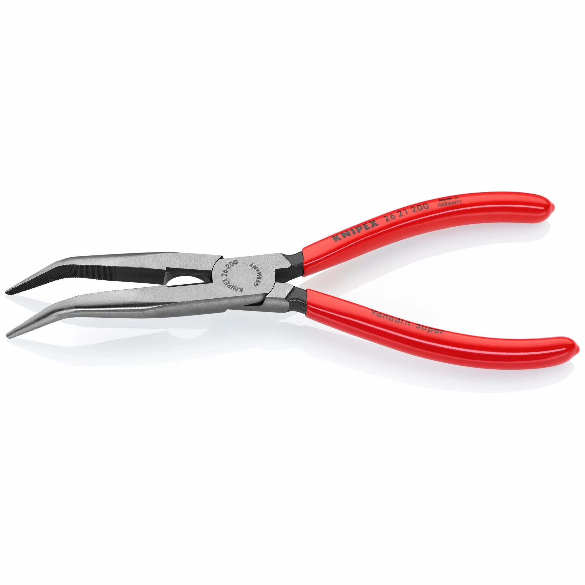 Knipex 26 21 200 8" Long Nose 40 Angled Pliers with Cutter