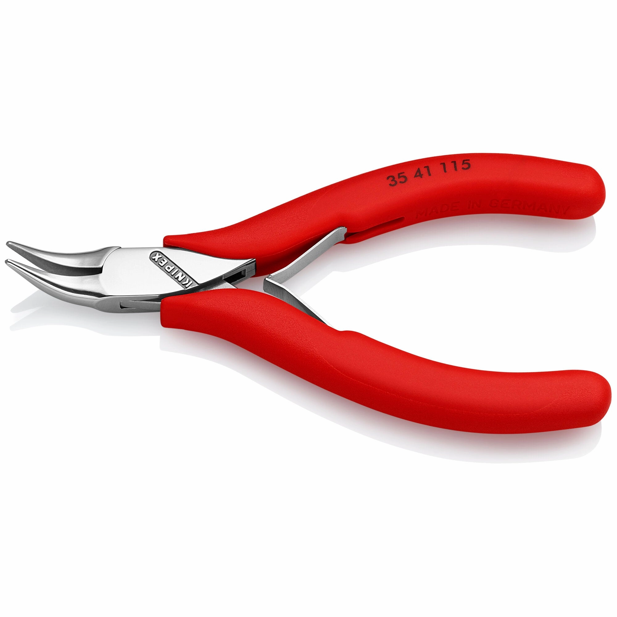 Knipex 35 41 115 4 1/2" Electronics 45 Angled Pliers-Half Round Tips