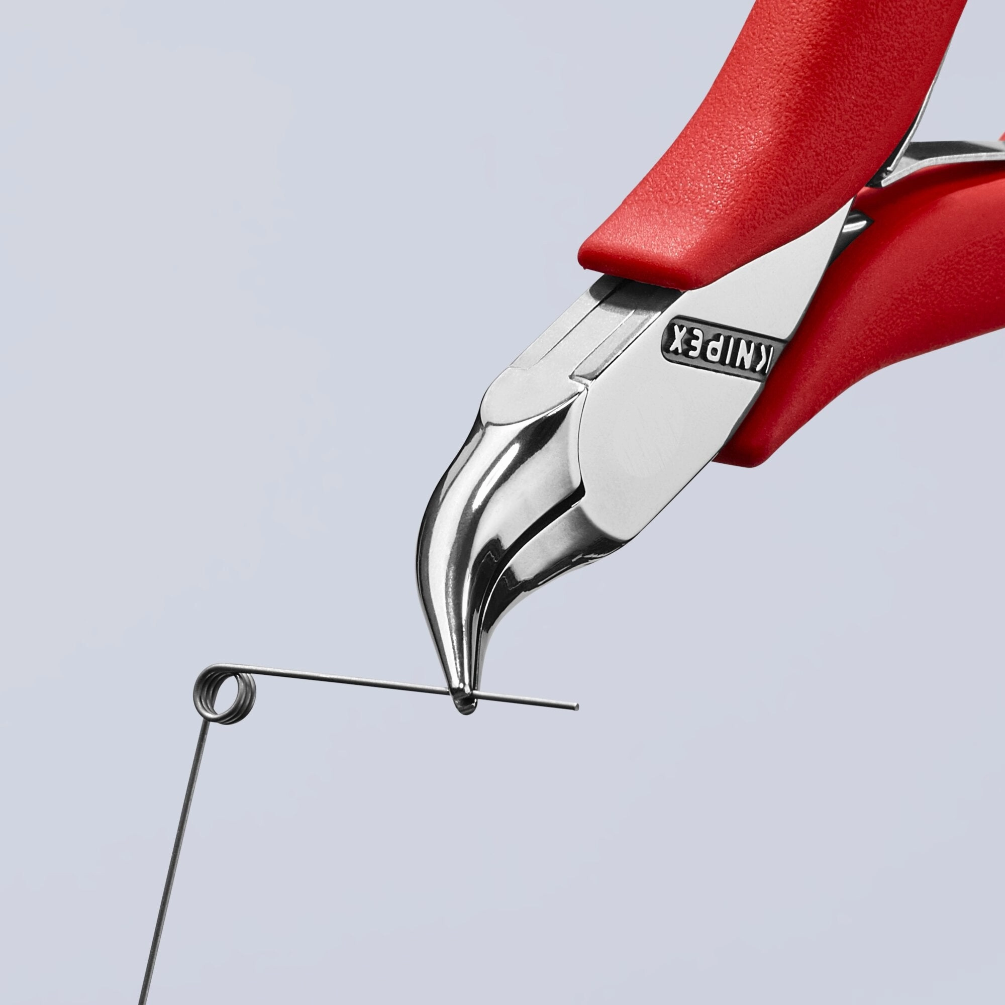 Knipex 35 41 115 4 1/2" Electronics 45 Angled Pliers-Half Round Tips