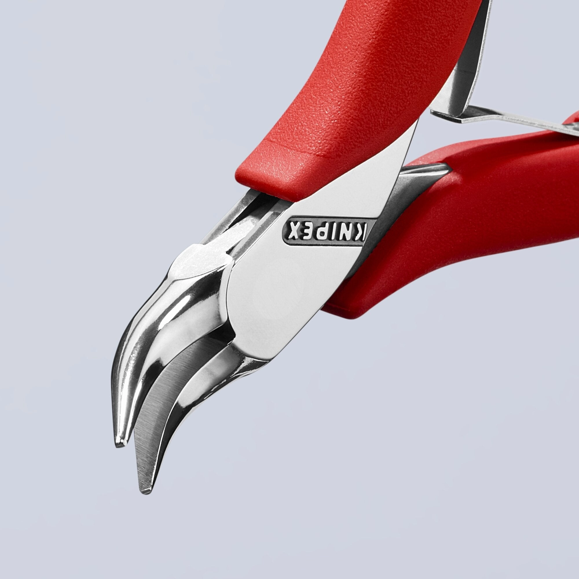 Knipex 35 41 115 4 1/2" Electronics 45 Angled Pliers-Half Round Tips