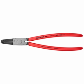 Knipex 44 21 J31 8 1/2" Internal 90 Angled Snap Ring Pliers-Forged Tips