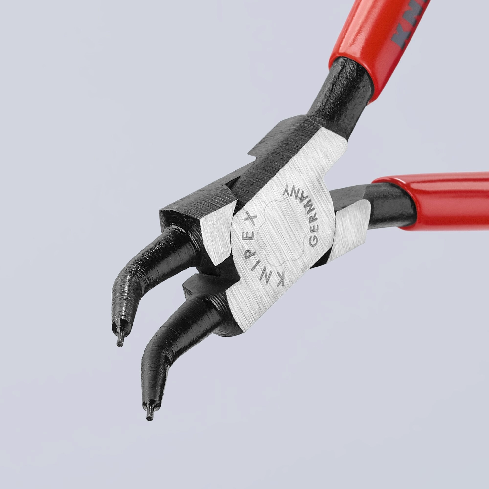 Knipex 44 31 J02 5 1/2" Internal 45 Angled Snap Ring Pliers-Forged Tips