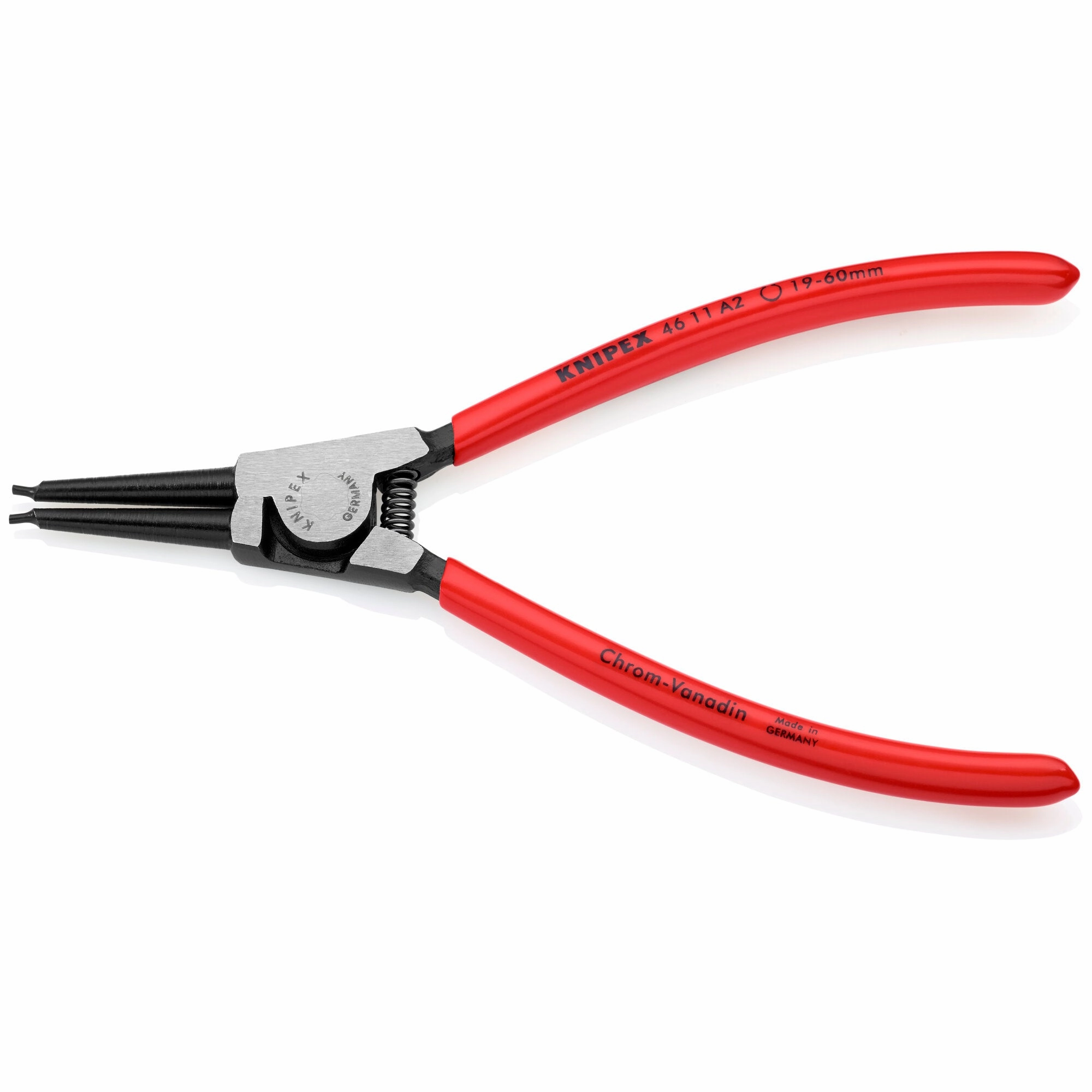 Knipex 46 11 A2 7 1/4" External Snap Ring Pliers-Forged Tips