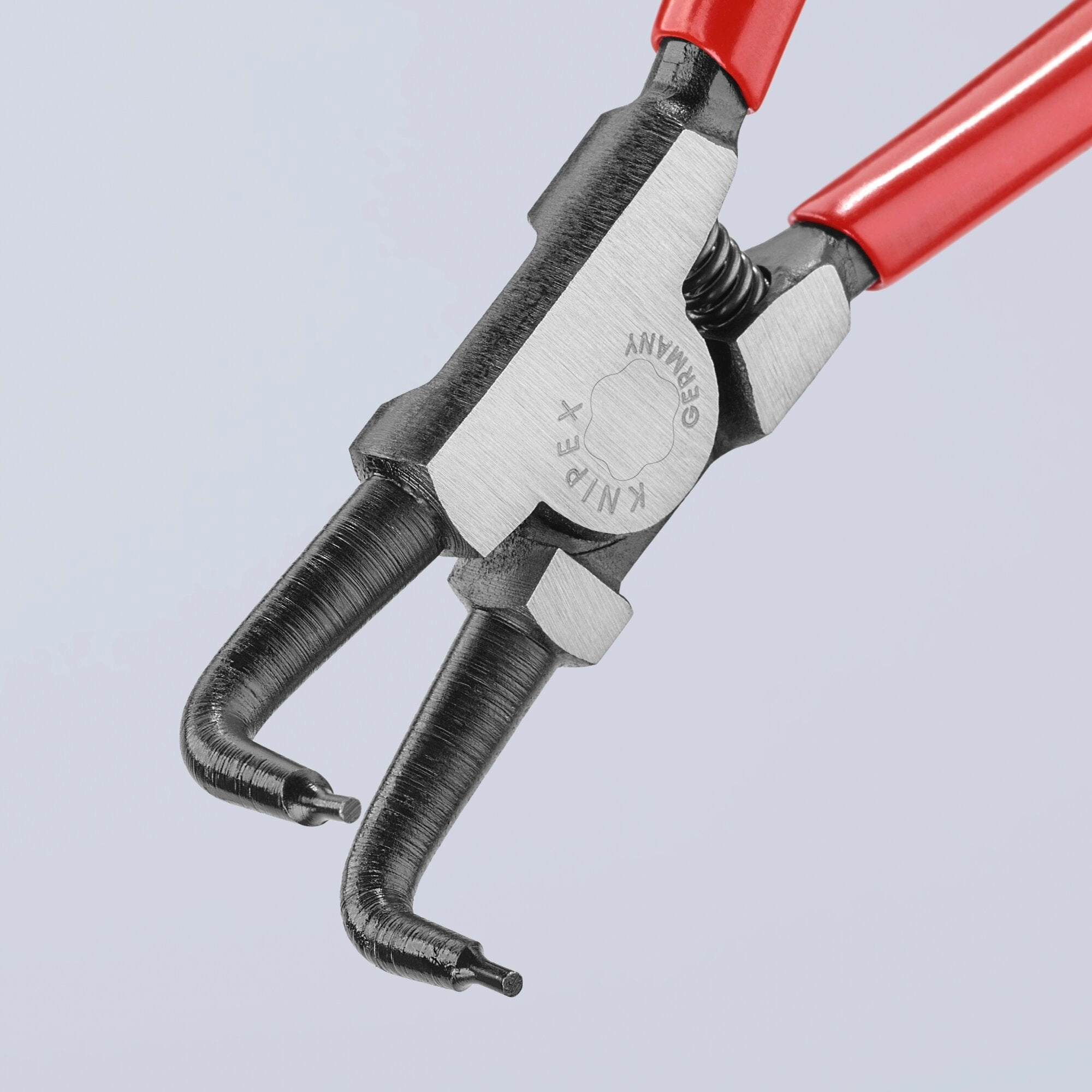 Knipex 46 21 A21 6 3/4" External 90 Angled Snap Ring Pliers-Forged Tips