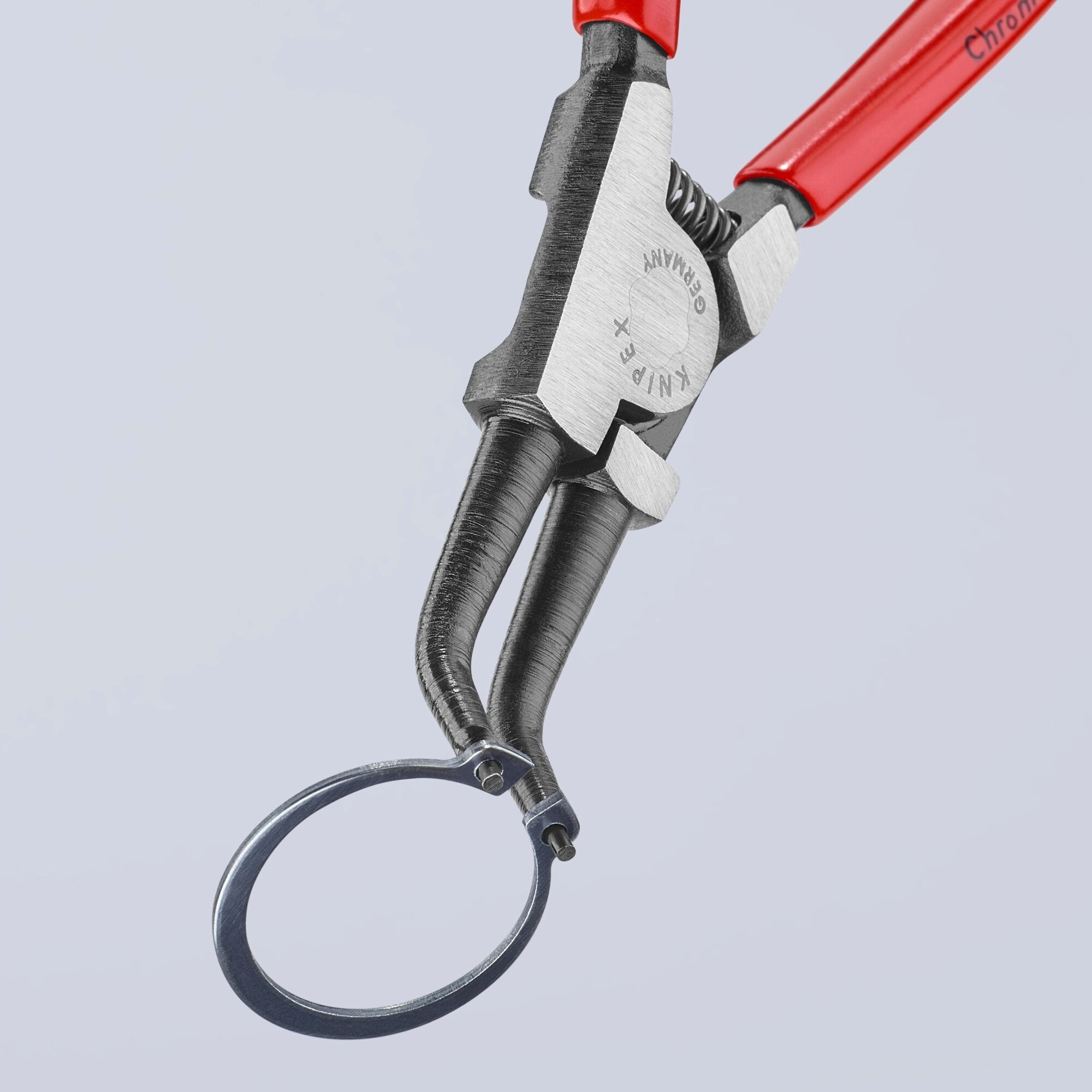 Knipex 46 31 A22 7 1/4" External 45 Angled Snap Ring Pliers-Forged Tips