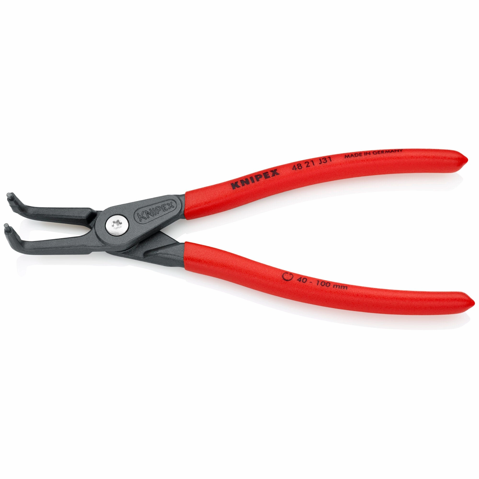 Knipex 48 21 J31 SBA 8 1/4" Internal 90 Angled Precision Snap Ring Pliers