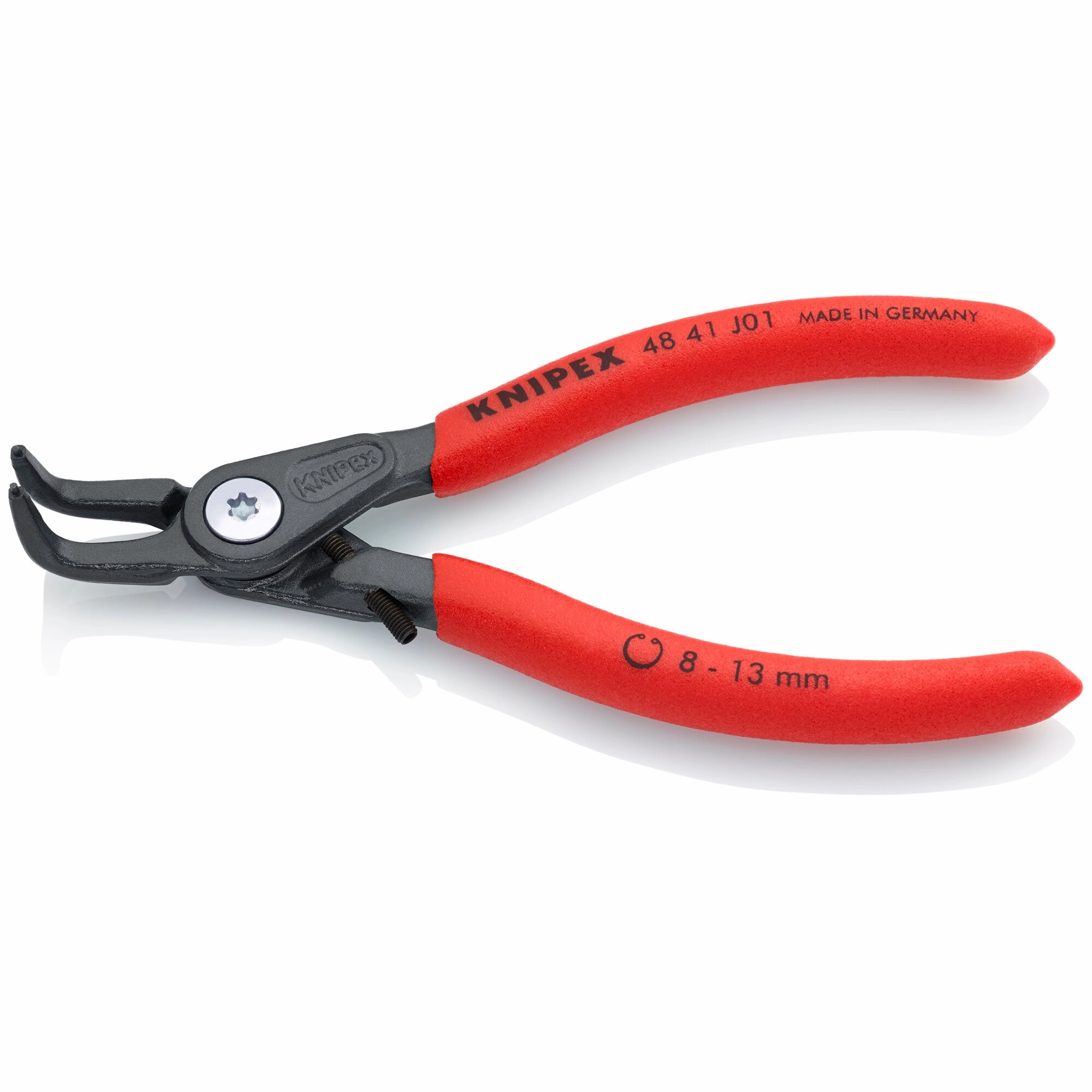Knipex 48 41 J01 5 1/4" Internal 90 Angled Precision Snap Ring Pliers-Limiter