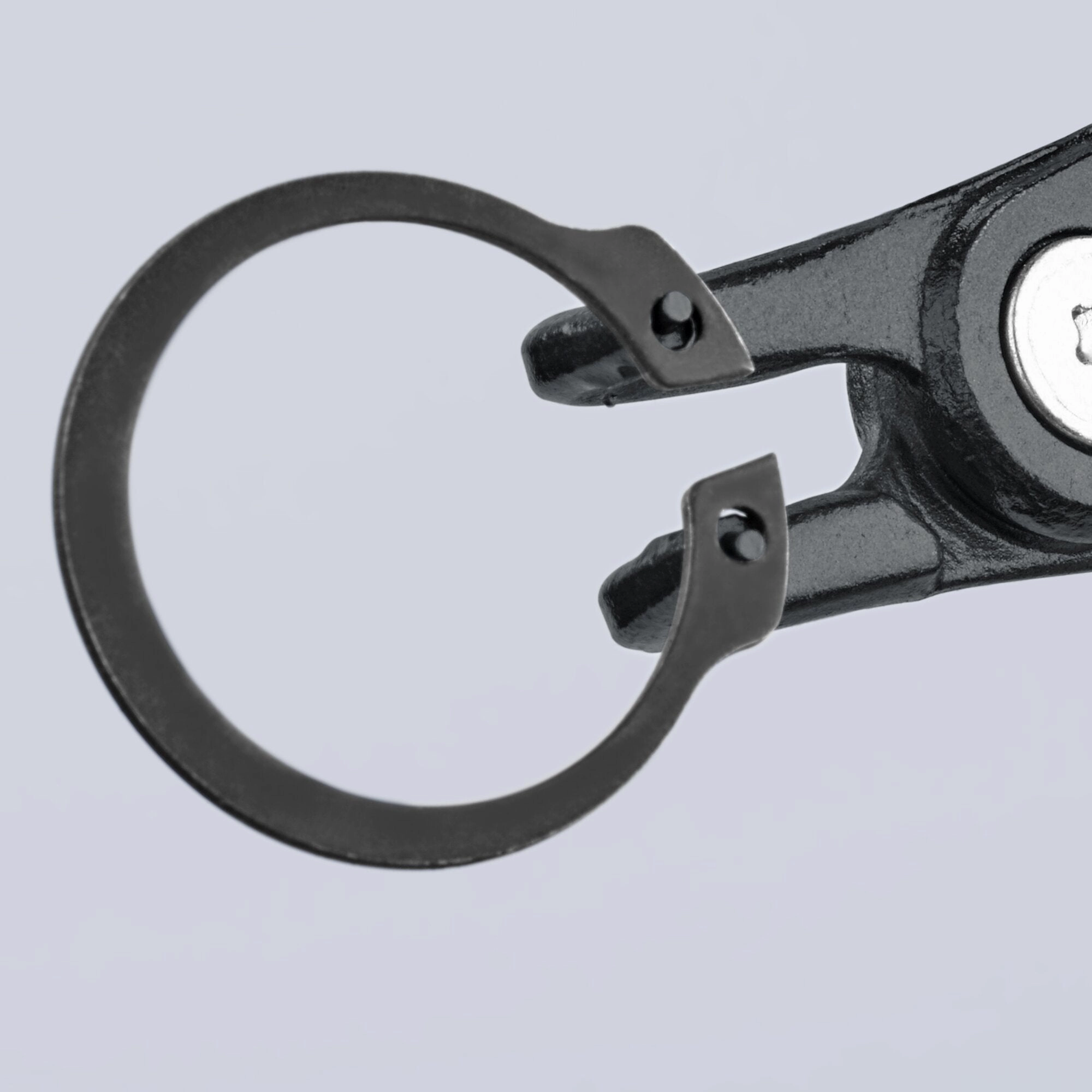 Knipex 49 41 A11 5 1/4" External 90 Angled Precision Snap Ring Pliers-Limiter