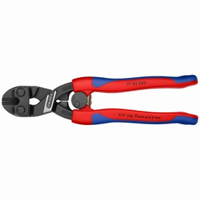 Knipex 71 22 200 SBA 8" CoBolt High Leverage 20 Angled Compact Bolt Cutters