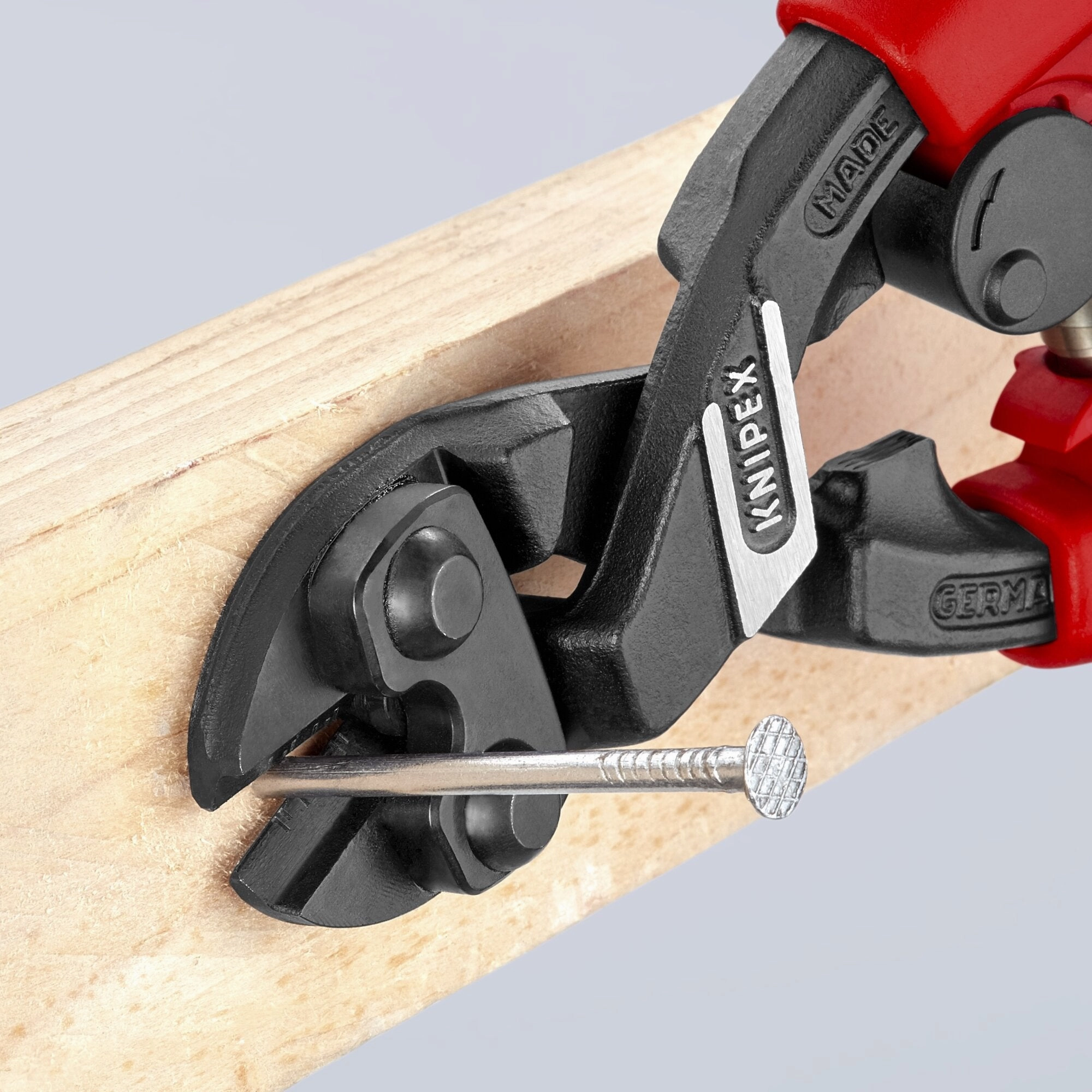 Knipex 71 22 200 T BKA 8" CoBolt High Leverage 20 Angled Compact Bolt Cutters-Tethered Attachment