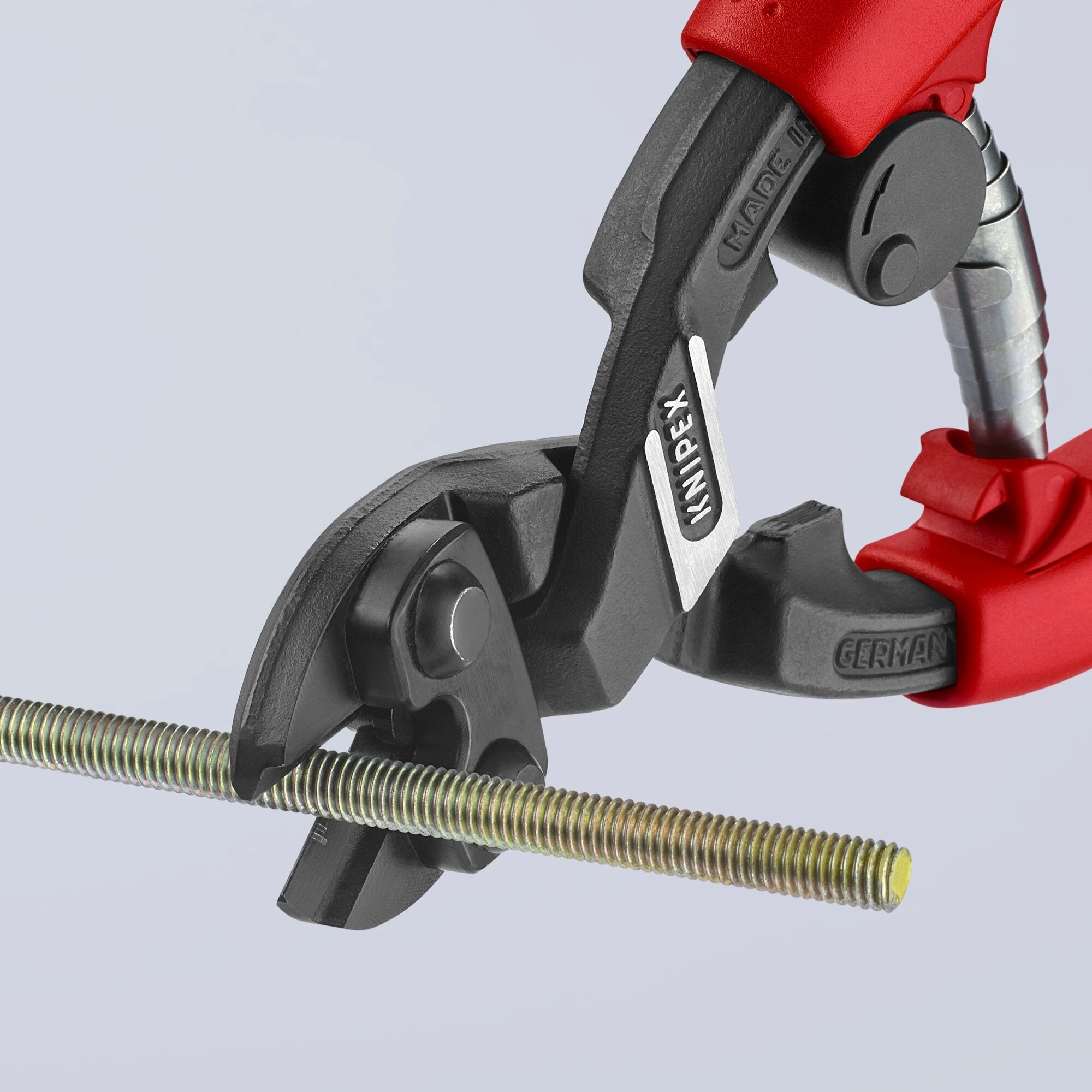 Knipex 71 22 200 T BKA 8" CoBolt High Leverage 20 Angled Compact Bolt Cutters-Tethered Attachment