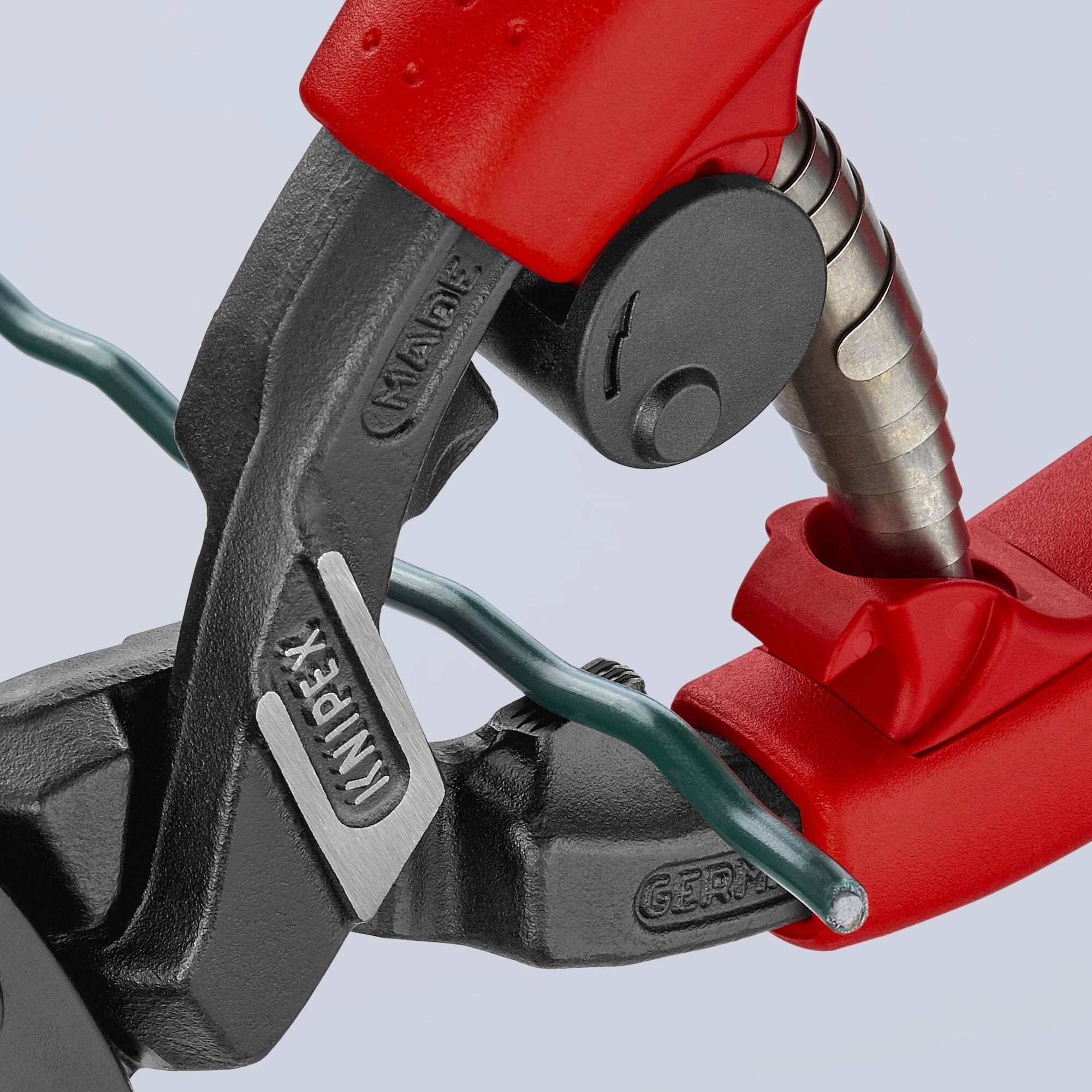 Knipex 71 22 200 T BKA 8" CoBolt High Leverage 20 Angled Compact Bolt Cutters-Tethered Attachment