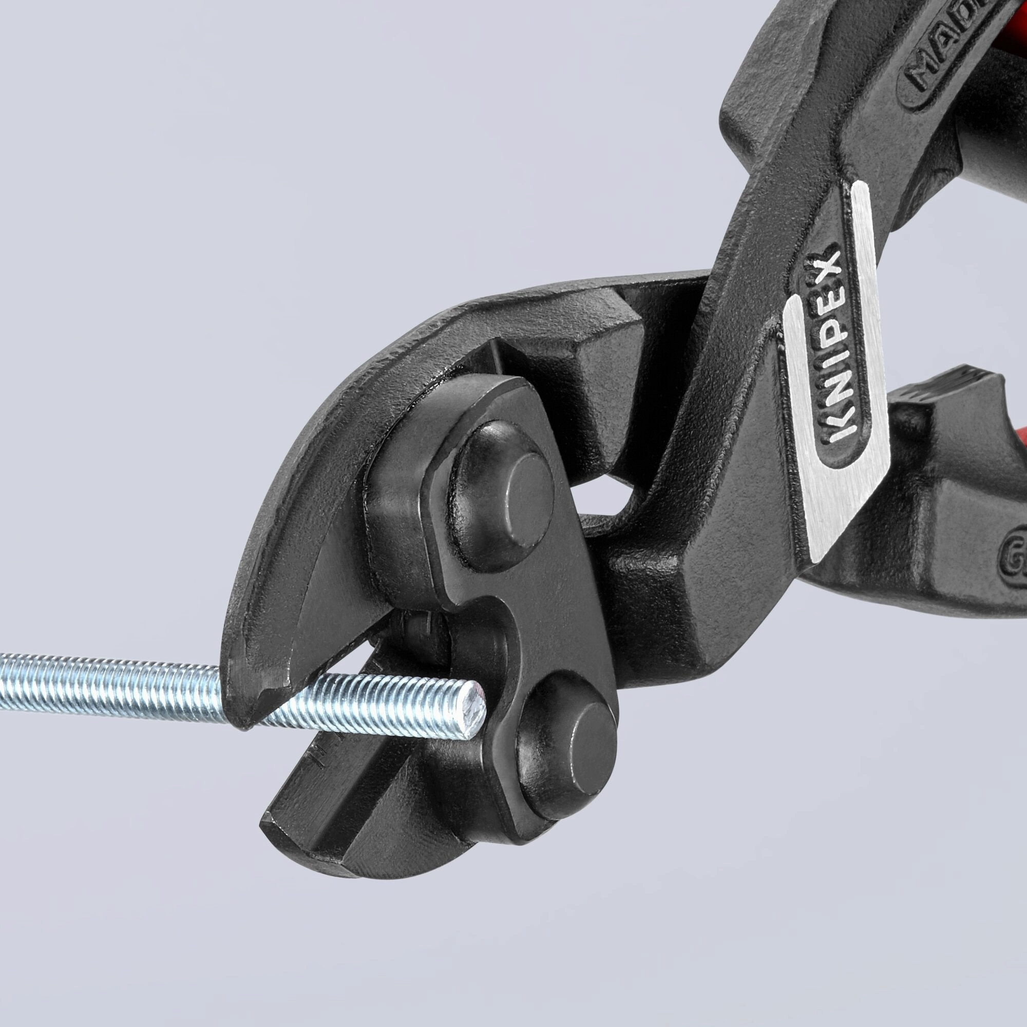 Knipex 71 22 200 T BKA 8" CoBolt High Leverage 20 Angled Compact Bolt Cutters-Tethered Attachment