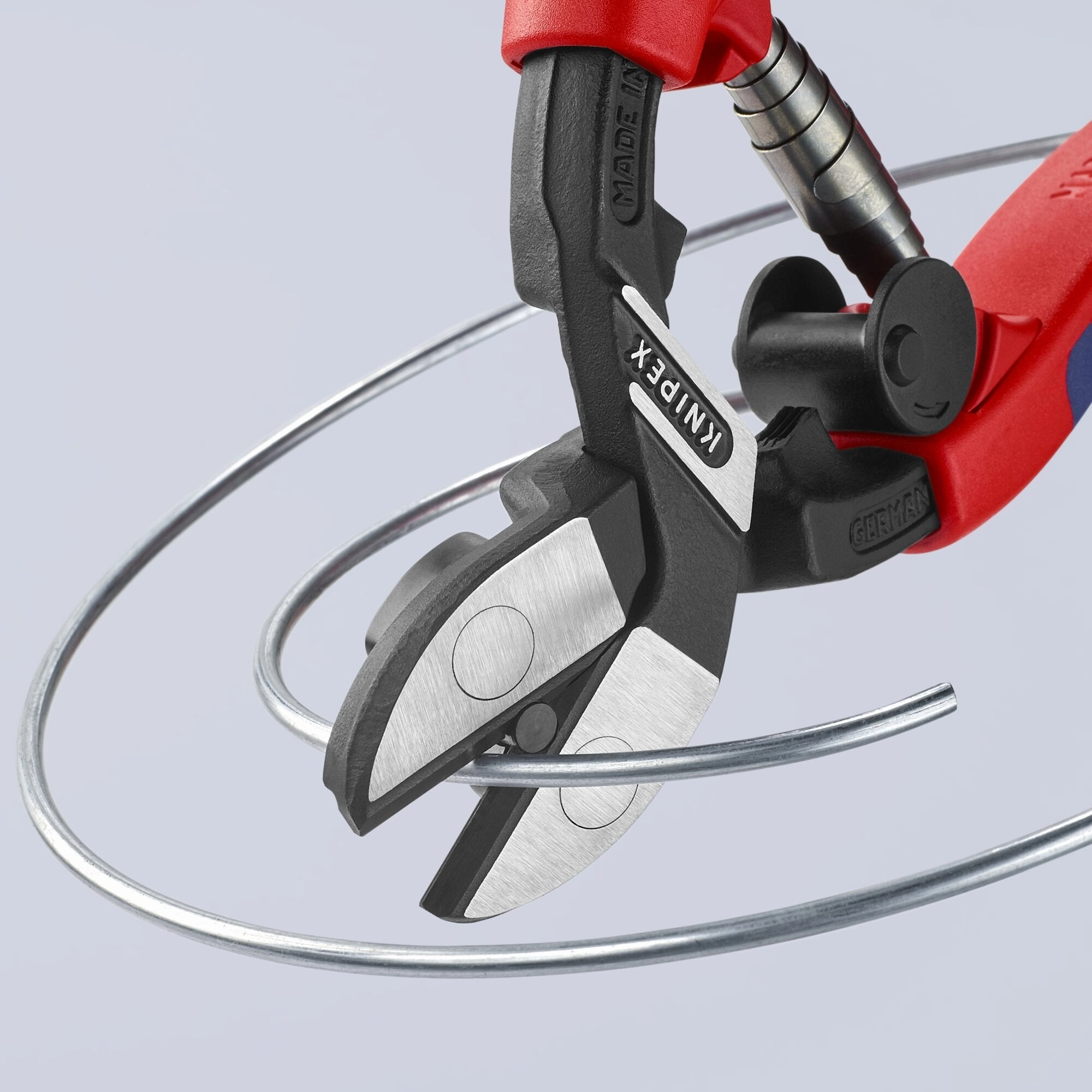 Knipex 71 22 200 T BKA 8" CoBolt High Leverage 20 Angled Compact Bolt Cutters-Tethered Attachment