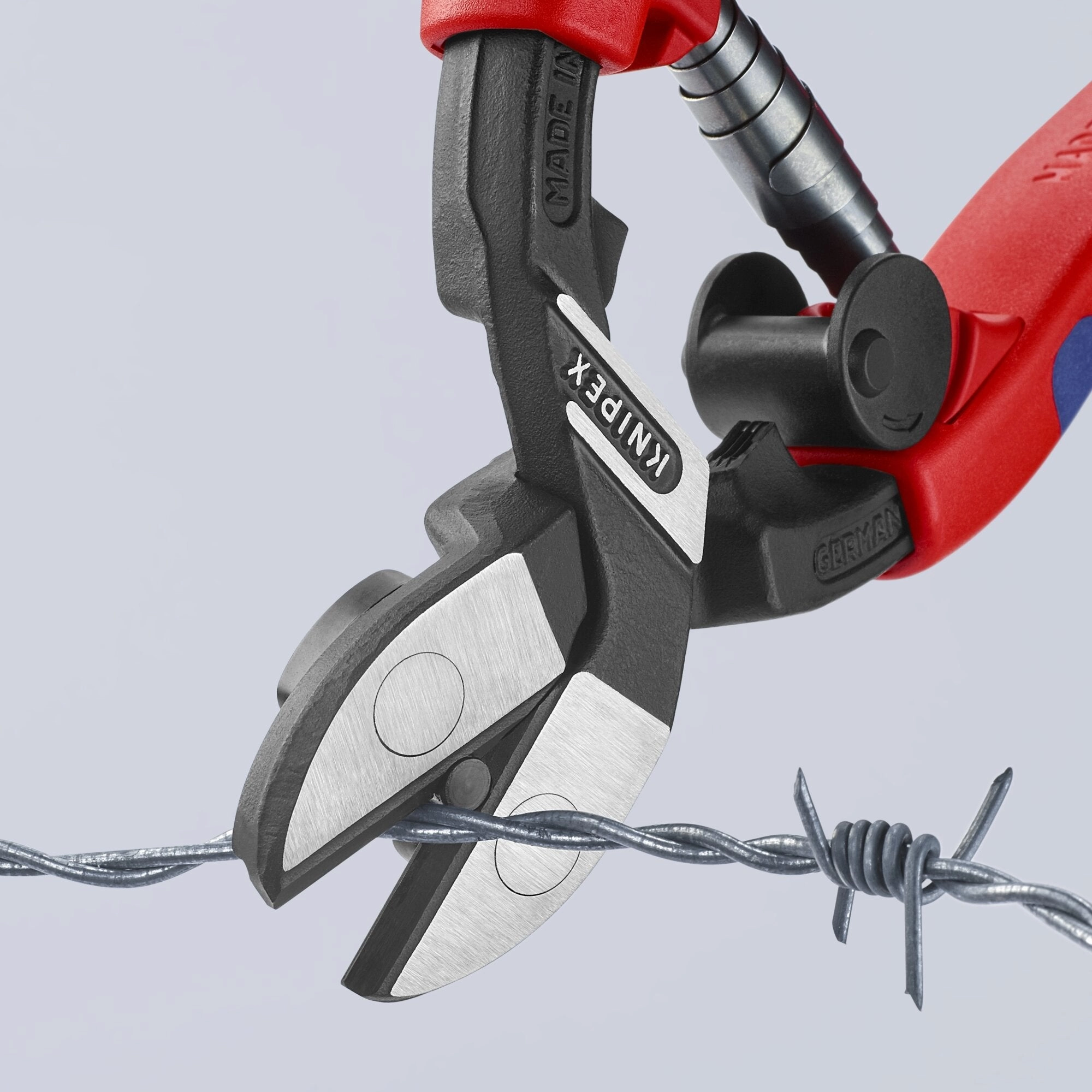 Knipex 71 22 200 T BKA 8" CoBolt High Leverage 20 Angled Compact Bolt Cutters-Tethered Attachment