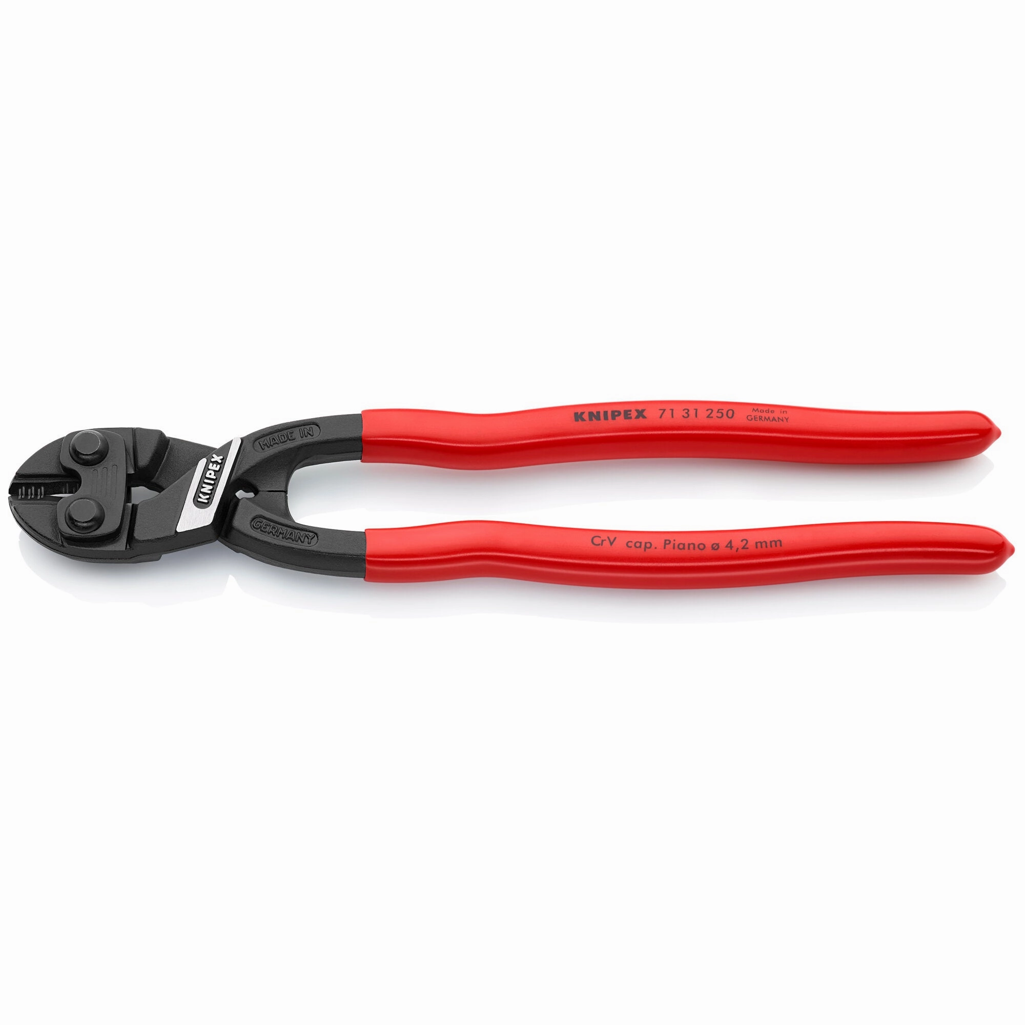 Knipex 71 31 250 SBA 10" CoBolt High Leverage XL Compact Bolt Cutters-Notched Blade