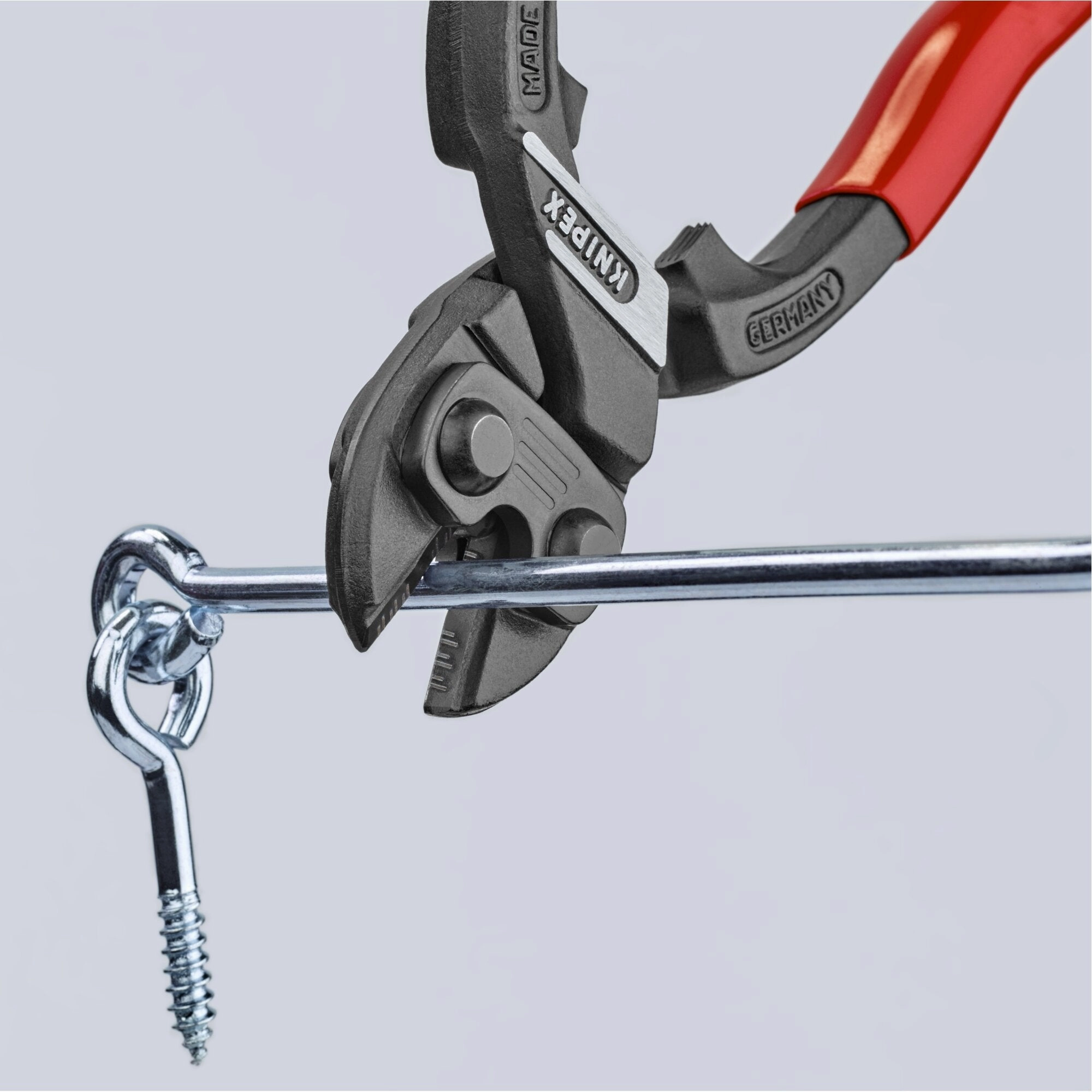 Knipex 71 31 250 SBA 10" CoBolt High Leverage XL Compact Bolt Cutters-Notched Blade