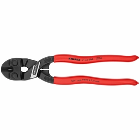 Knipex 71 41 200 8" CoBolt High Leverage 20 Angled Compact Bolt Cutters-Notched Blade