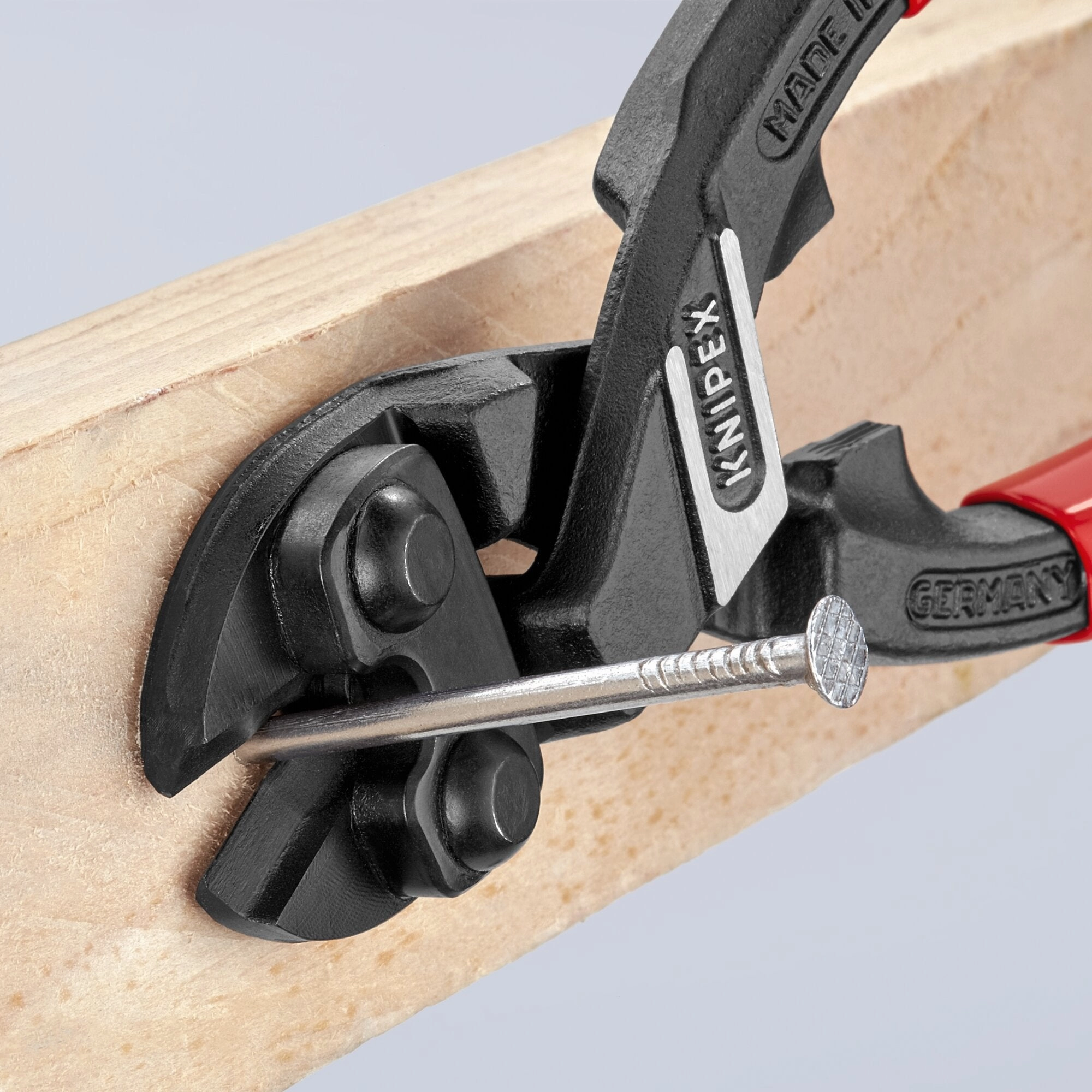 Knipex 71 41 200 8" CoBolt High Leverage 20 Angled Compact Bolt Cutters-Notched Blade