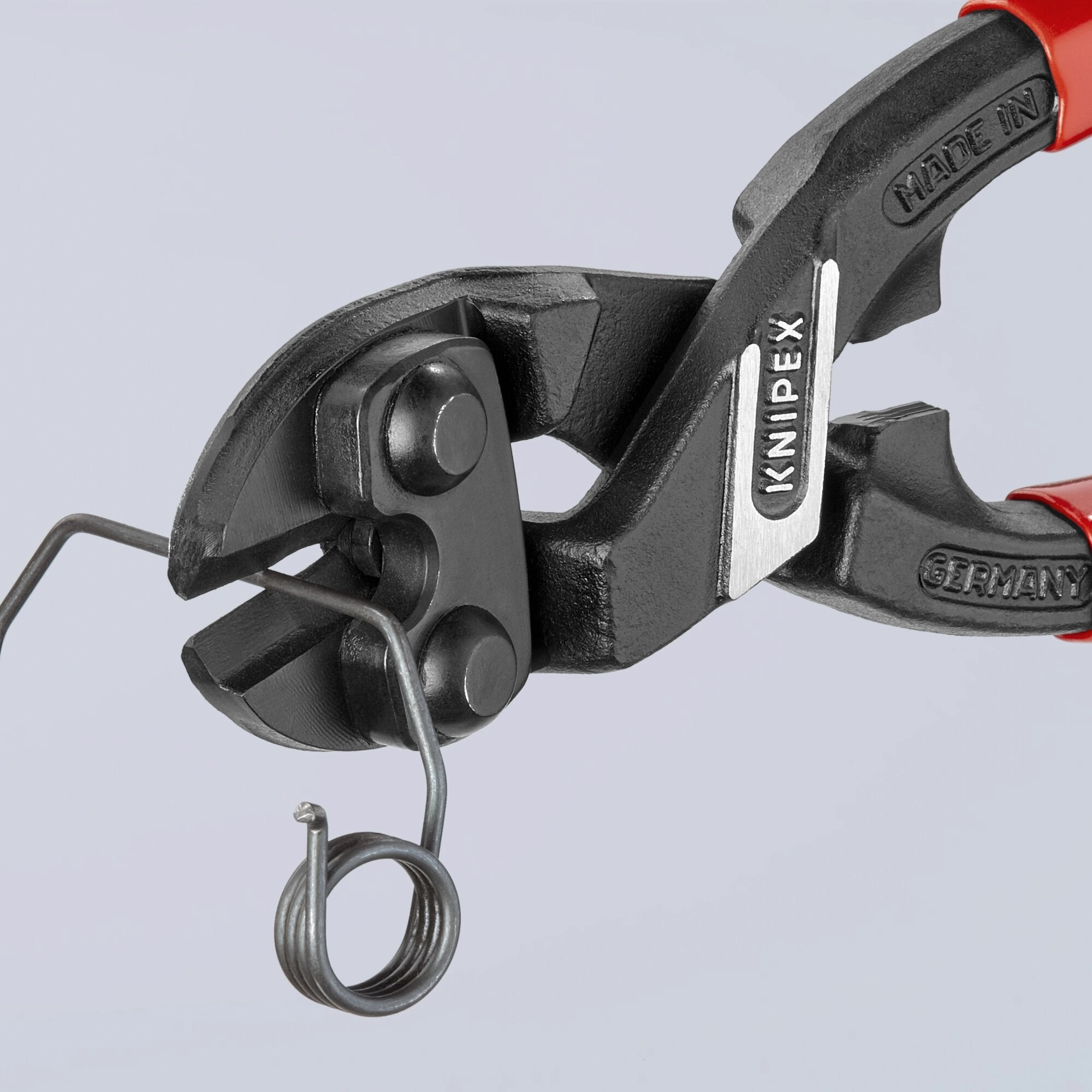 Knipex 71 41 200 8" CoBolt High Leverage 20 Angled Compact Bolt Cutters-Notched Blade