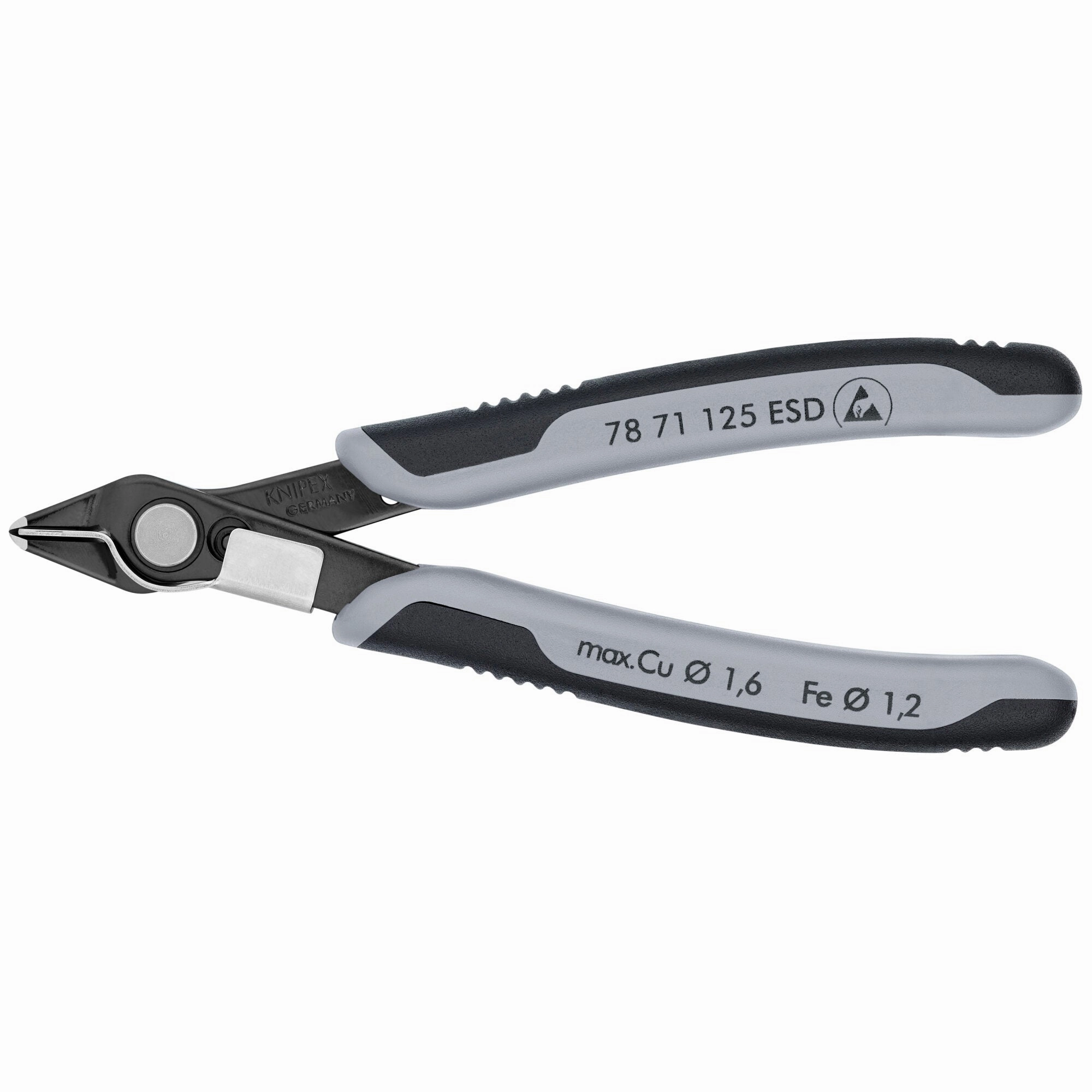 Knipex 78 71 125 ESD 5" Electronics Super Knips-ESD Handles