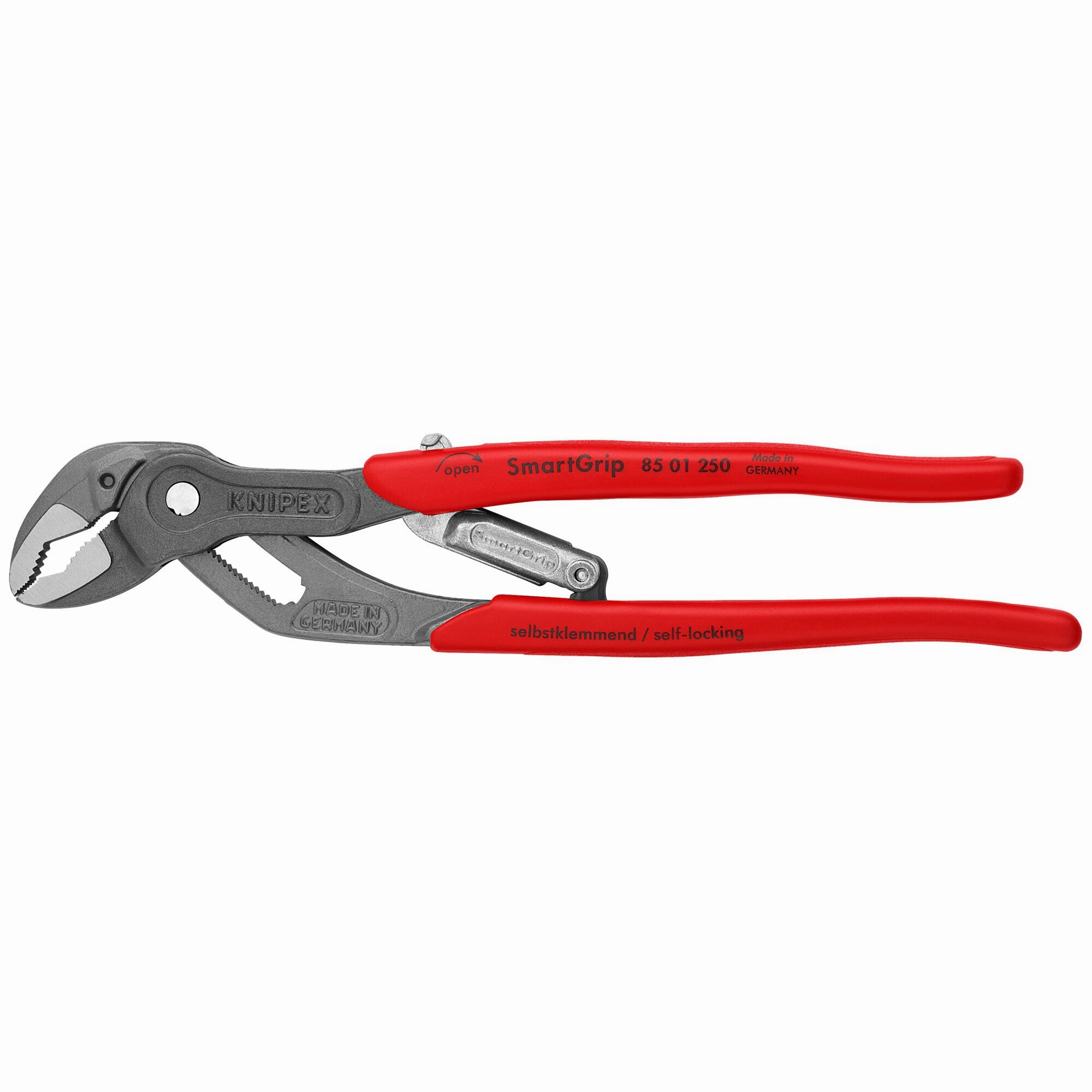 Knipex 85 01 250 US 10" SmartGrip Water Pump Pliers with Automatic Adjustment