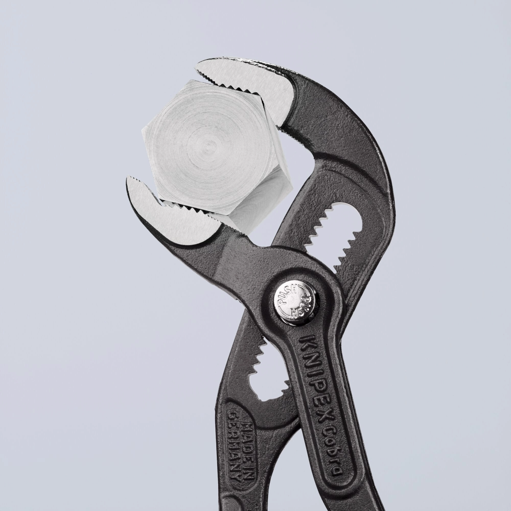 Knipex 87 02 180 T BKA 7 1/4" Cobra Water Pump Pliers-Tethered Attachment