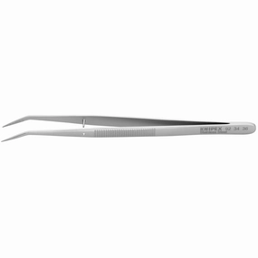 Knipex 92 34 36 6" Stainless Steel Gripping Tweezers--25 Angled-Pointed Tips