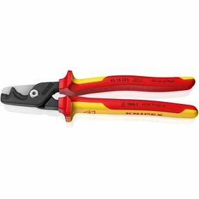 Knipex 95 18 225 US StepCut XL Cable Shears-1000V Insulated, 9"