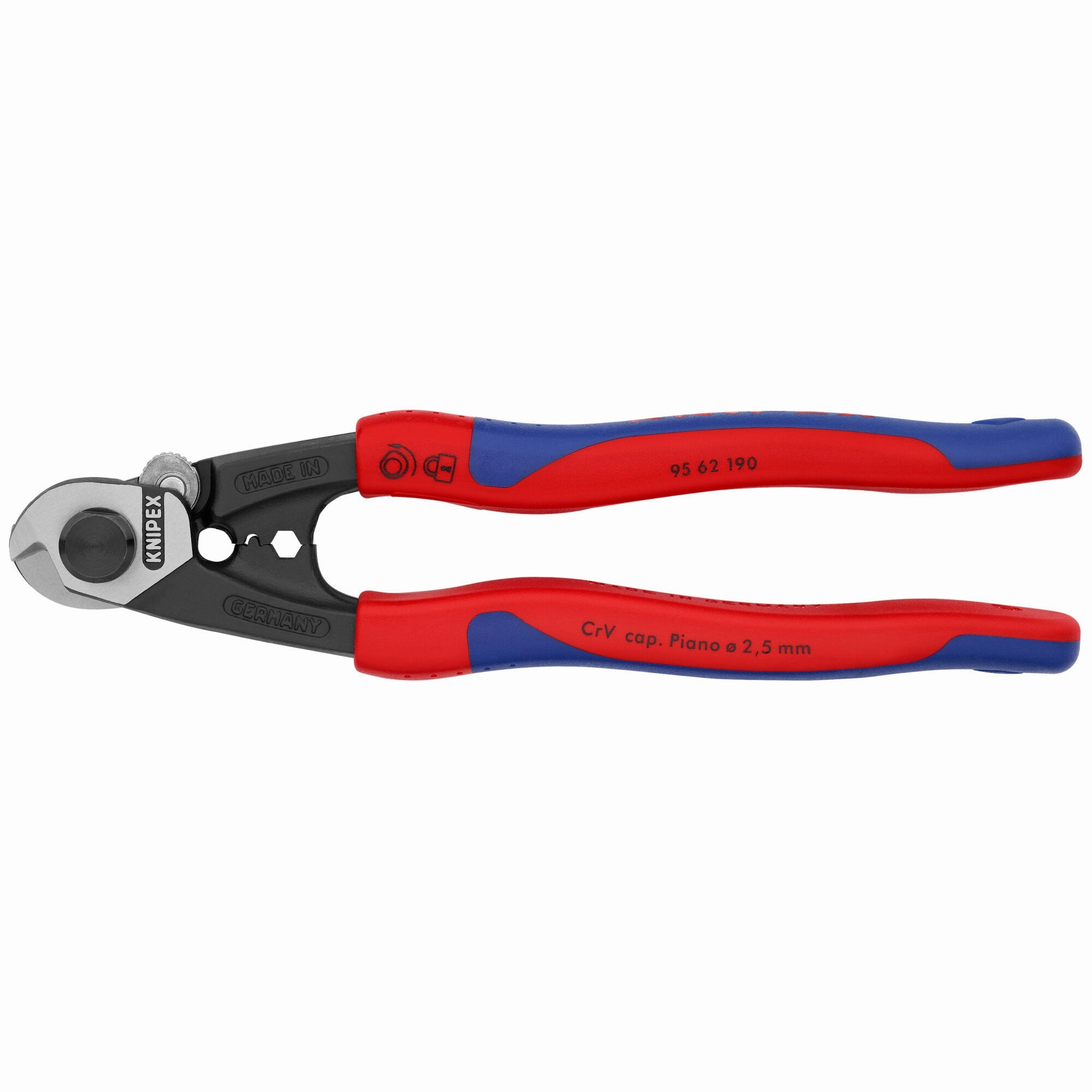 Knipex 95 62 190 SBA 7 1/2" Wire Rope Shears
