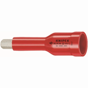 Knipex 98 39 05 3/8" Drive 5 mm Hex Socket-1000V Insulated