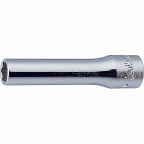 Ko-Ken 2300A-9/16 1/4 Sq. Dr. Socket 9/16 6 point Length 50mm