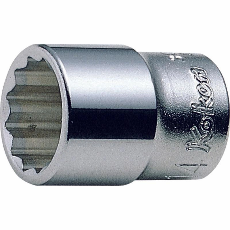 Ko-Ken 3405A-7/8 3/8 Sq. Dr. Socket 7/8 12 point Length 32mm