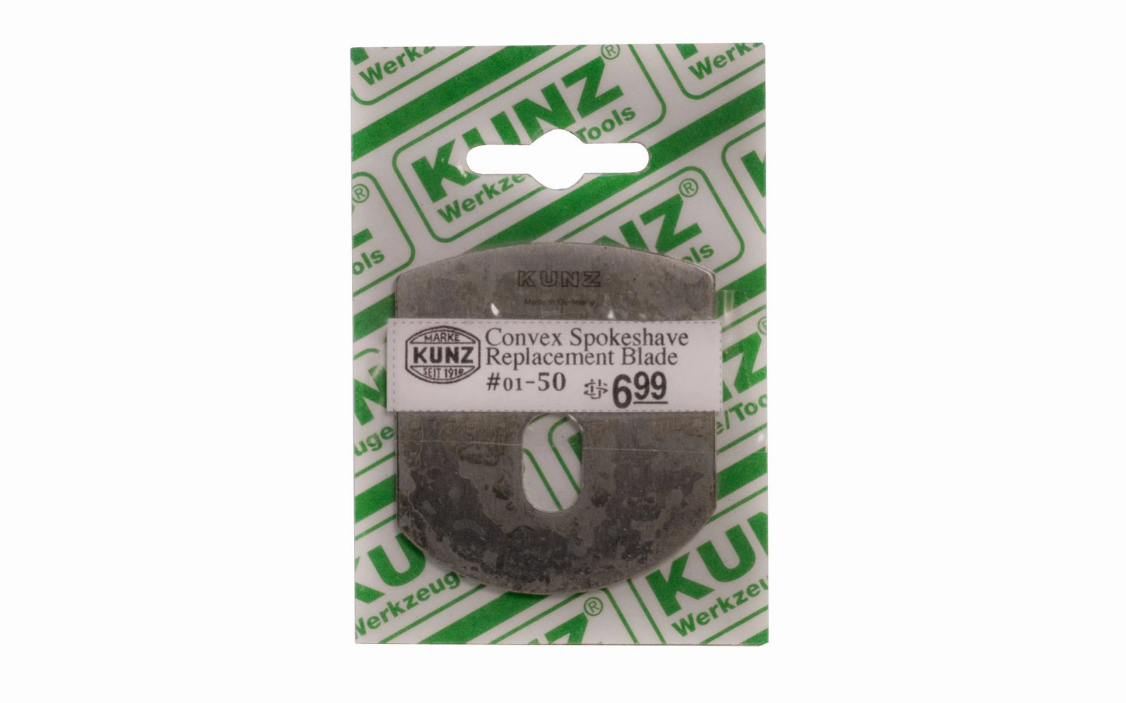 Kunz Replacement Blade for Convex Spokeshave