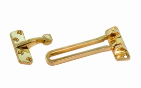 Lacquered Solid Brass Door Guard