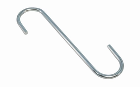 Large 5-1/2" Zinc Plated S-Hook