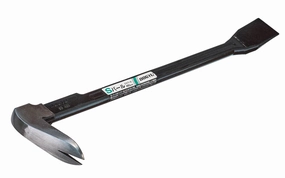 Large Japanese Dogyu 'S' Nail Puller Bar with Flat Pry-End