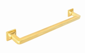 Large Solid Brass Handle ~ 8" On Centers