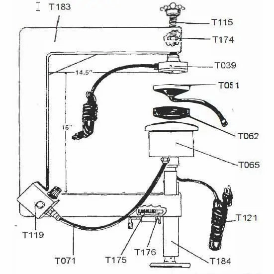LMC Air Regulator (Preset to 65lbs) For Model 1400 (T018)