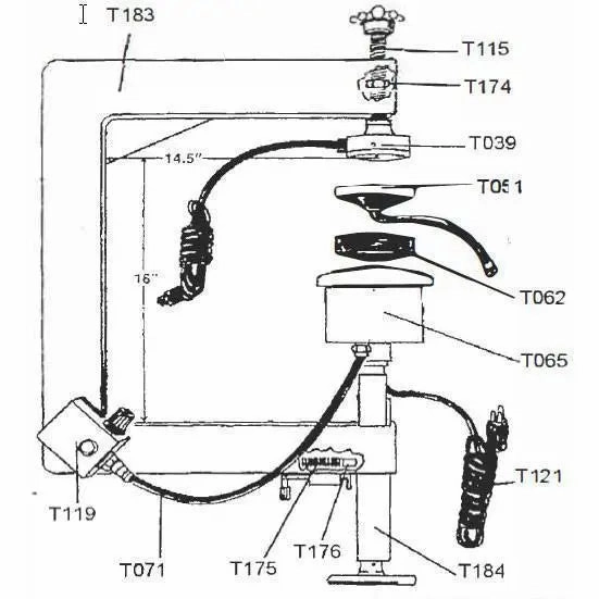 LMC Frame (W/ Gusset) For Model 1400 (T018)