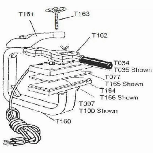 LMC Pressure Arm For Model 100,150 (T001,T002)