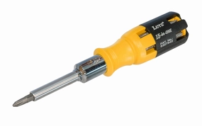 Lutz 15-in-1 Ratcheting Screwdriver - Yellow