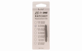 Lutz #1 & #2 Phillips Bit for 15-in-1 Ratchet Screwdriver