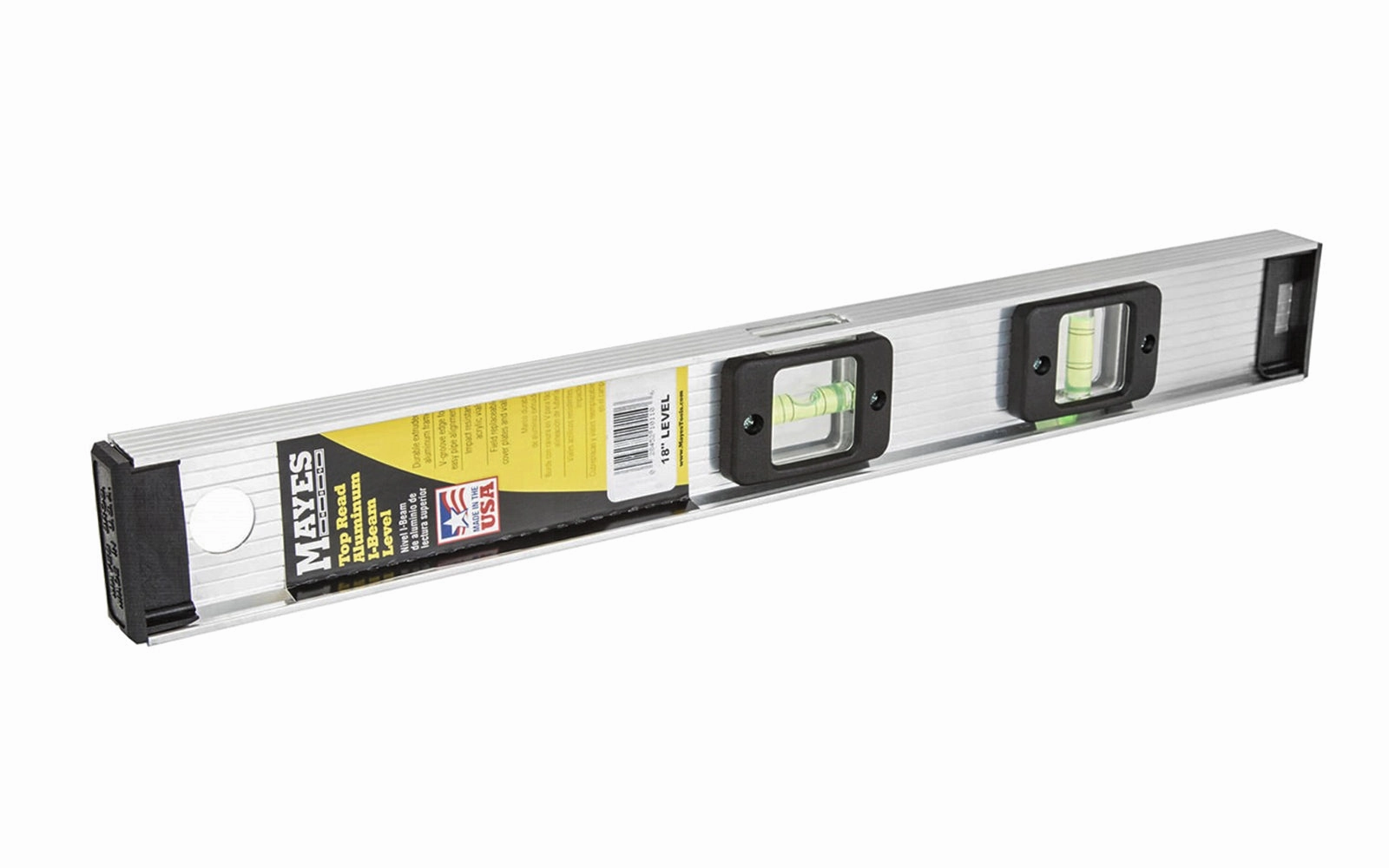 Mayes 18" Top-Read Aluminum I-Beam Level