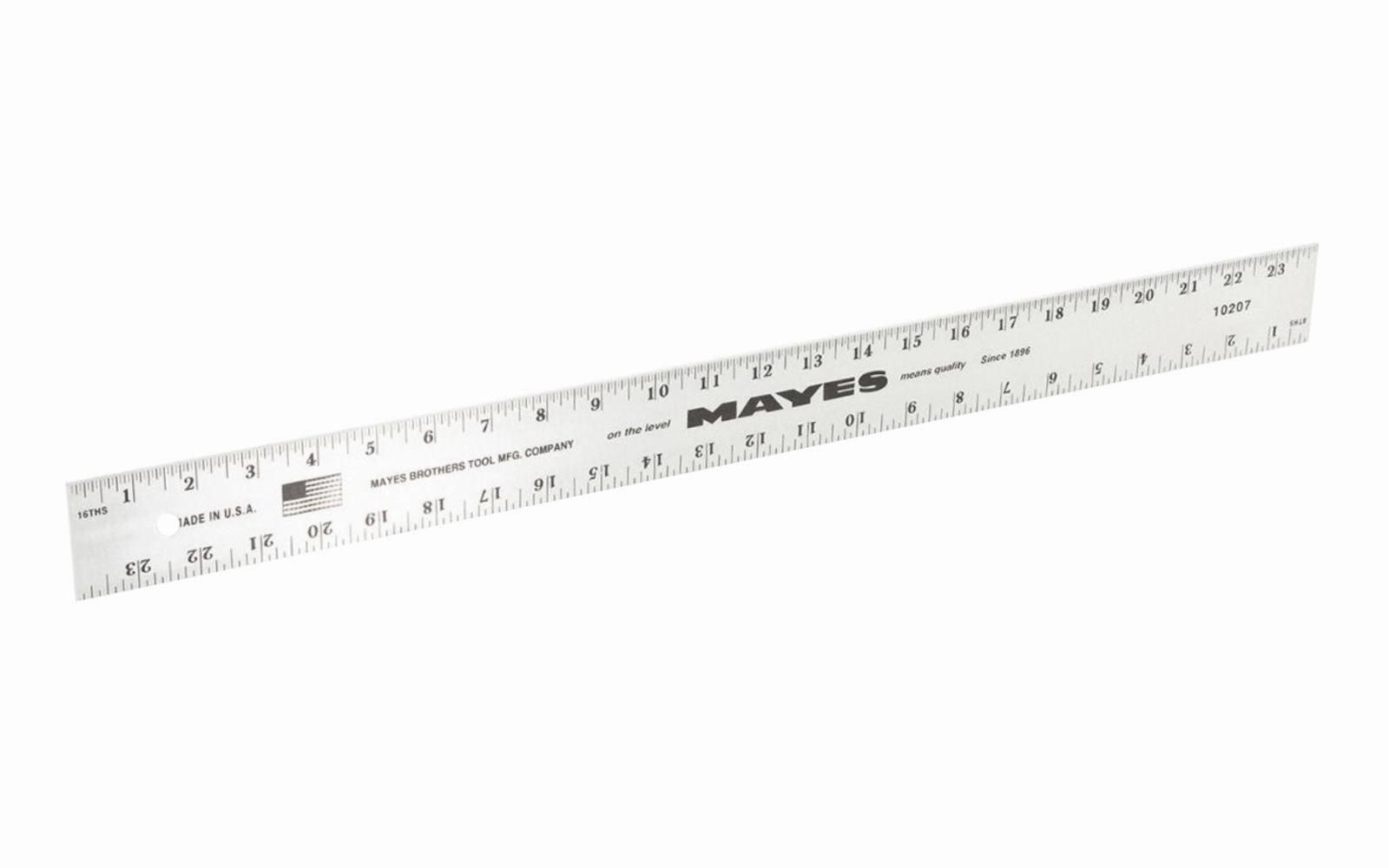 Mayes 24" x 2" Straight Edge Aluminum Ruler