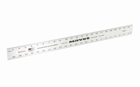 Mayes 24" x 2" Straight Edge Aluminum Ruler
