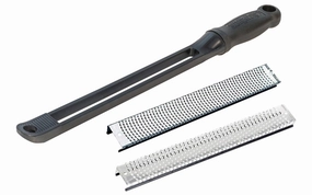 Microplane Snap-In Handle with Fine & Coarse Flat Blades - 32015