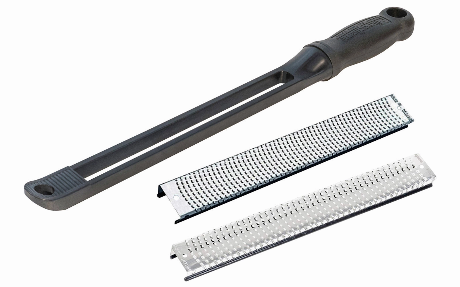 Microplane Snap-In Handle with Fine & Coarse Flat Blades - 32015